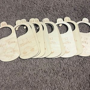 NWT baby size clothes closet dividers set of 11
